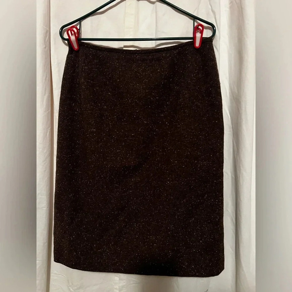 Le Suit Women's Sz 12 Two Piece Wool Blend Blazer & Skirt Combo - Picture 8 of 8